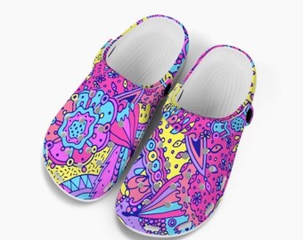 Clogs for Kids Childrens Slip On Style Shoes Girls Clog Sandals Birthday Gift for Child Colorful