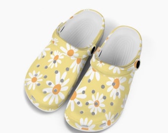 Clogs for Kids Childrens Slip On Style Shoes Girls Clog Sandals Birthday Gift for Child Yellow