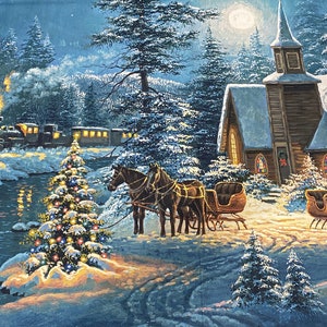 Silent Night Hoffman Fabric