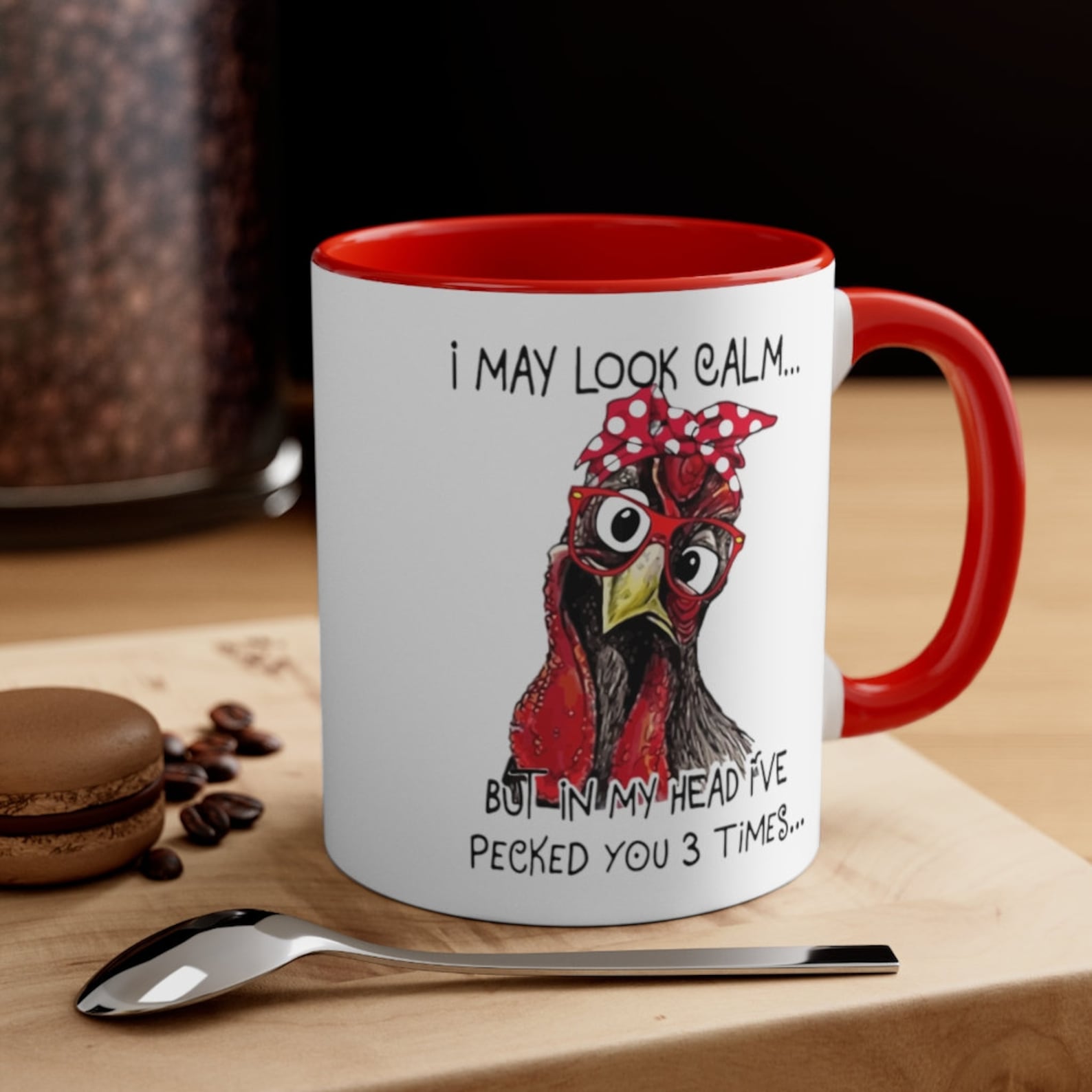 I May Look Calm Accent Coffee Mug 11oz Etsy