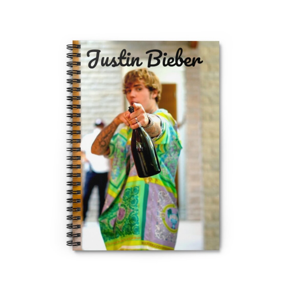 Justin Bieber Spiral Notebook Ruled Line | Etsy