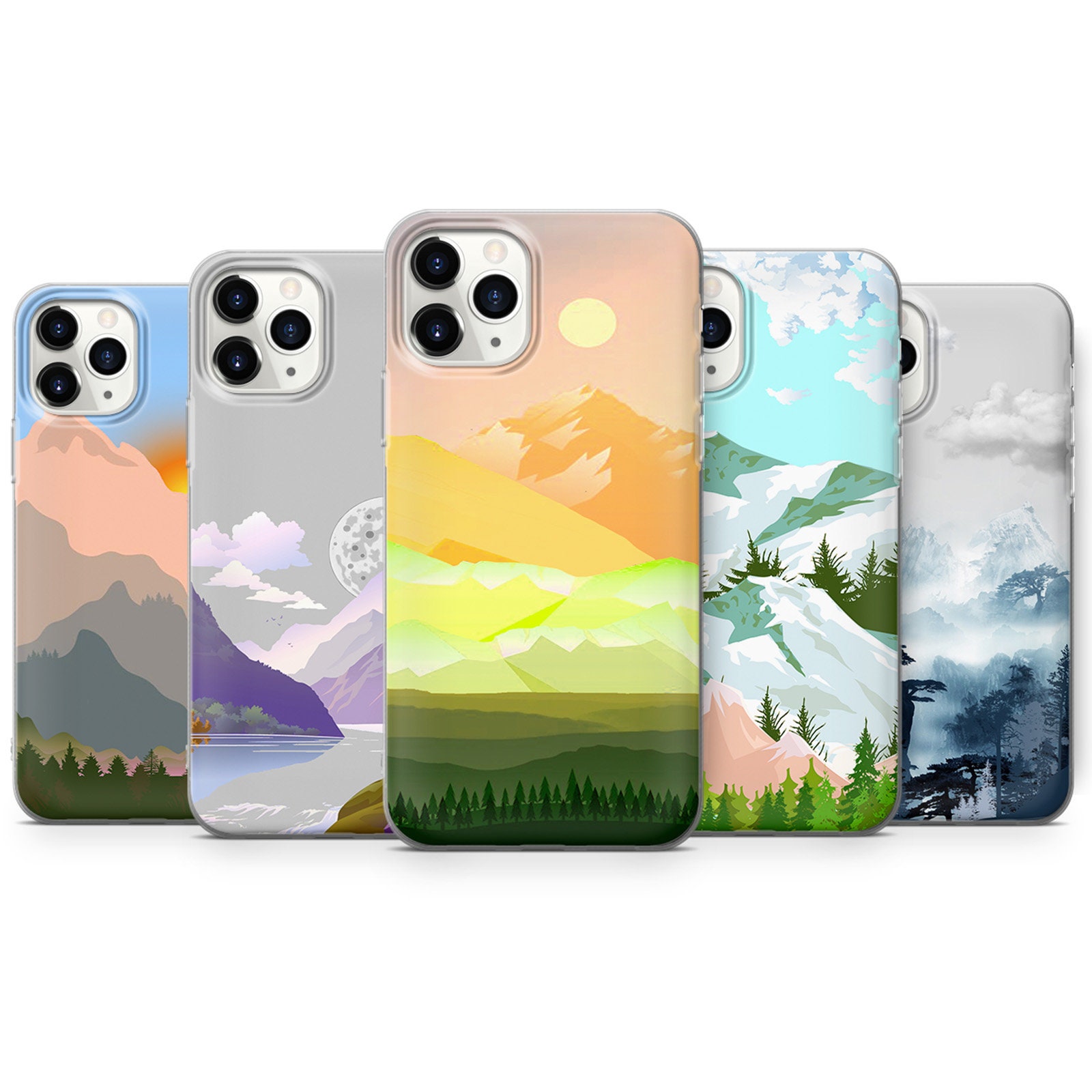 Mountain Phone Case Nature Cover for iPhone 12 11 Pro XS 7 8 Etsy