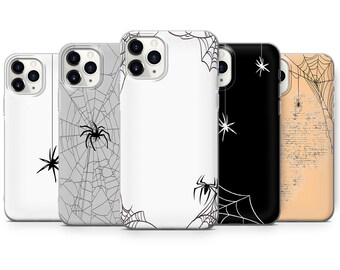 Spider Phone Case Cartoon Cover for iPhone 16, 15Plus, 14, 13, 12, Samsung S24Ultra, S23FE, S22, A15, A14, Pixel 9Pro XL, 8A, 8Pro, 7A, 6A