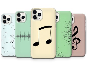 Sheet music Phone Case Sound Cover for iPhone 16, 15, 14, 13, 12, Samsung S24Ultra, S23FE, S22, A15, A14, Pixel 9Pro XL, 8A, 8Pro, 7A, 6A