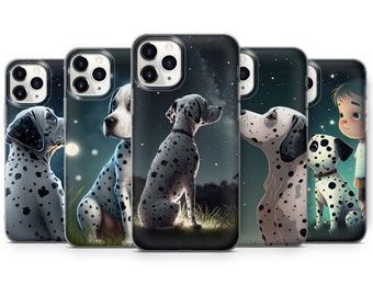 Dalmatian Phone Case Cute Dog I Cover for iPhone 16, 15Plus, 14, 13, 12, Samsung S24Ultra, S23FE, S22, A15, A14, Pixel 9Pro XL, 8Pro, 7A, 6A