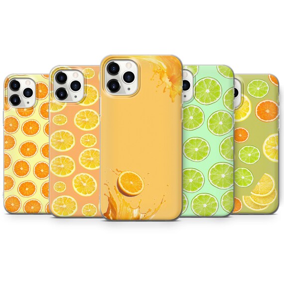 Orange Fruit Phone Case Lemon Cover for Iphone 12 Pro Max 11 Etsy UK