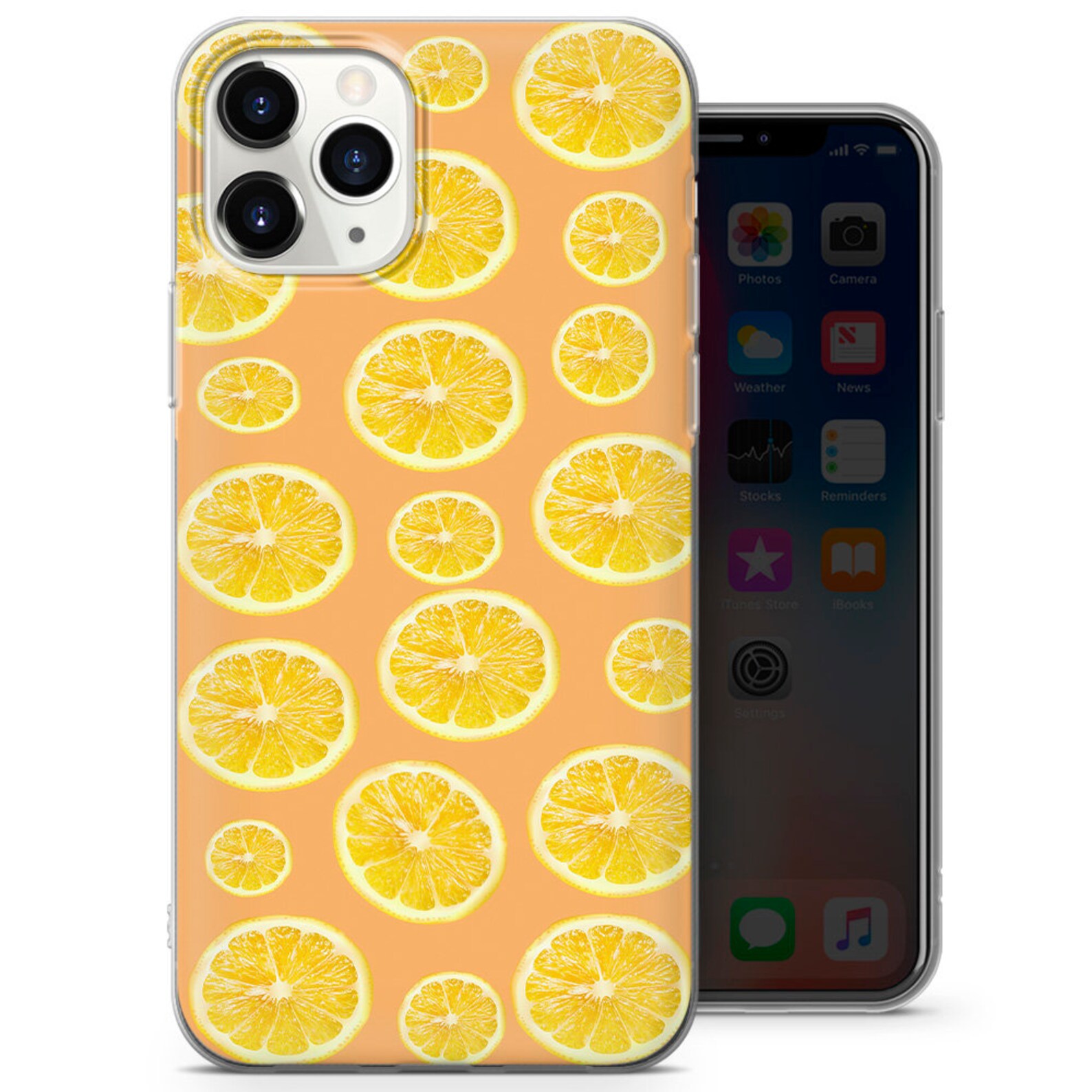 Orange Phone Case Fruit Cover for iPhone 12 Pro Max 11 X Etsy