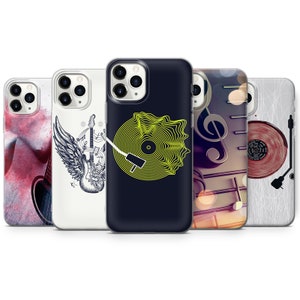 Music Phone Case Acoustic Guitar Cover for iPhone 16, 15Plus, 14, 13, 12, Samsung S24Ultra, S23FE, S22, A15, Pixel 9Pro XL, 8A, 8Pro, 7A, 6A