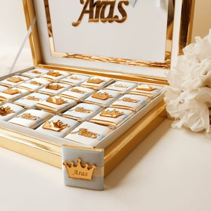 Personalized Chocolate Box,Baby Showers Party Favors,Baby Chocolate Favors,Welcoming Baby Gift,Thank You Favor,Chocolate Design,Baptism Gift