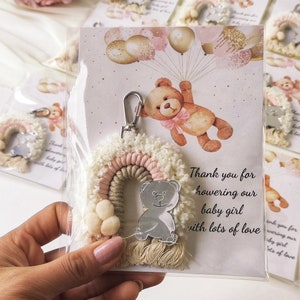 Custom Teddy Bear Baby Shower Favors,Teddy Bear Magnet Gift,Welcome Baby Favor,Teddy Bear Keychain Gifts,Baby Boy Gift,Baby Birthday,Baptism