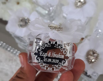 Personalized White Wedding Favors for Guests,Engagement favors,Bulk Rustic Wedding Favors,Party favors,Islamic lux gifts,Baby shower party