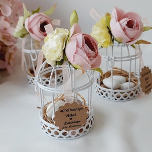 Personalized Bird Cage Box Favors,Elegant Favors Box,Gifts For Guests,Wedding Favors,Rustic Wedding Candy Boxes,Bridal Showres Party Favors