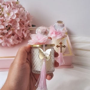 Luxury Baby Shower Glass Candle Favors,Butterfly Favors,Baptism Candle Favors,Baby Shower Party Favors,Blush Wedding,Custom Favors,Sweet 16