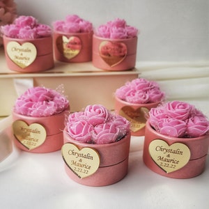 Pink Wedding Candy Box, Wedding Favors for Guests, Baby Shower Party Favors, Sweet 16 Candy Box, Bridal Shower Gifts, Mis Quince Anos Favors