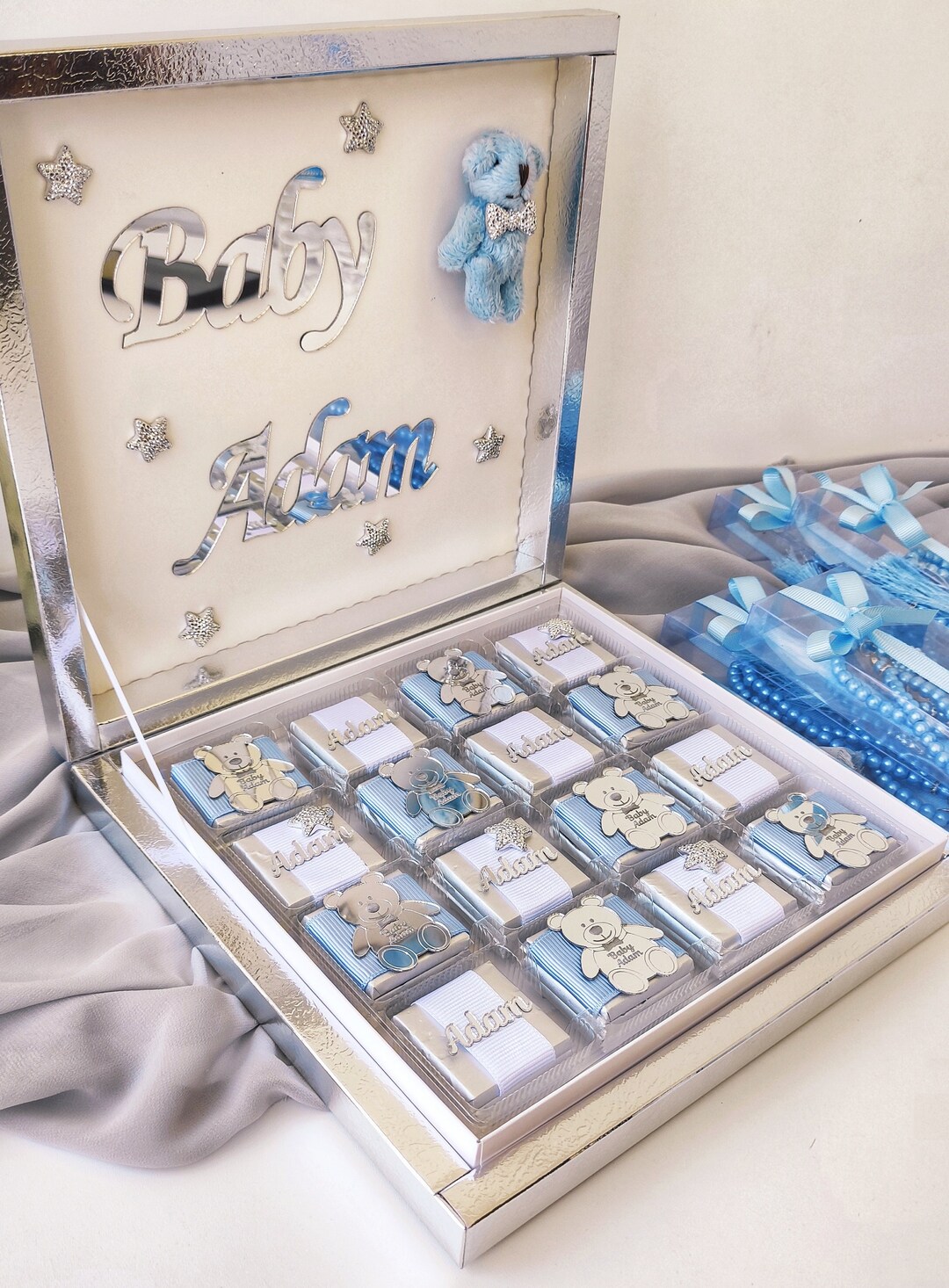 Teddy Bear Party Baby Gifts,baby Showers Favors Box