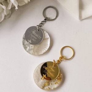 Custom Baptism Keychain Favors,First Communion Gifts,Cross Plexiglass Favors,Personalized Keychain Favors,Mi Bautizo Favors,Guests for Favor