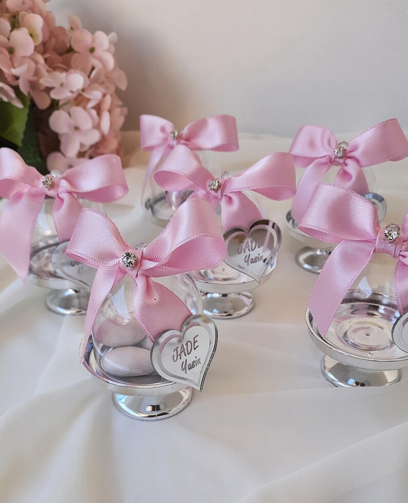 10 Pcs Personalized Baby Shower Party Favors Boxchocolate Etsy