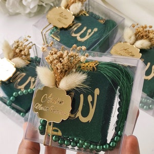 Islamic Gifts,Aqiqah Mini Quran Tasbih Gift Box,Islamic Baby Gifts,Prayer Gift,Muslim Wedding Gift,Ramadan Gift,Eid Gift,Umrah Hajj Favors