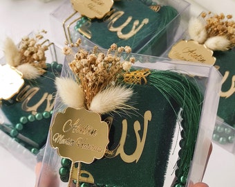 Islamic Gifts,Aqiqah Mini Quran Tasbih Gift Box,Islamic Baby Gifts,Prayer Gift,Muslim Wedding Gift,Ramadan Gift,Eid Gift,Umrah Hajj Favors