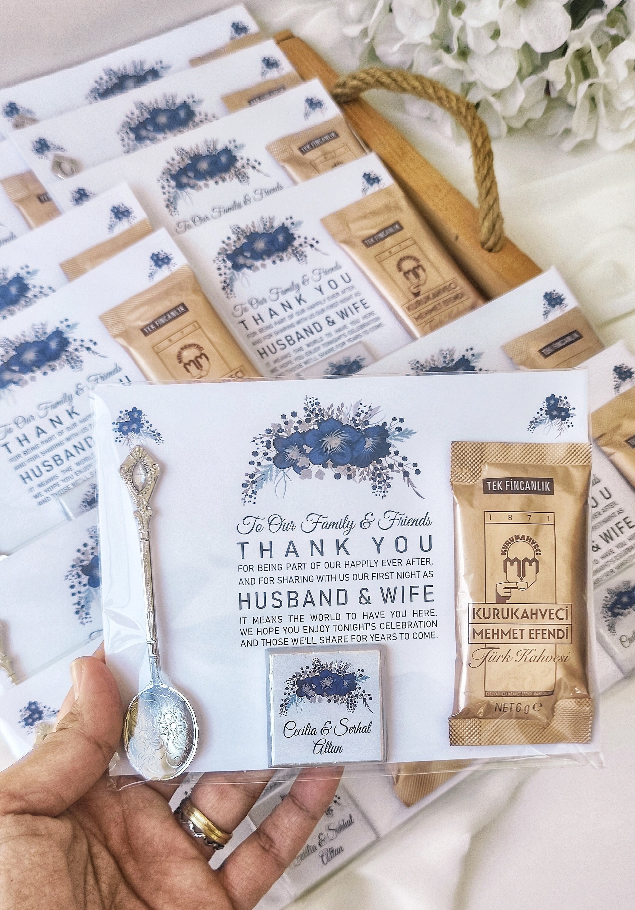 Royal Blue Rustic Wedding Favors,Coffe and Chocolate Invitation Favors,Wedding Favors For Guests,Custom Bulk Special Gift,Bridal Shower Gift