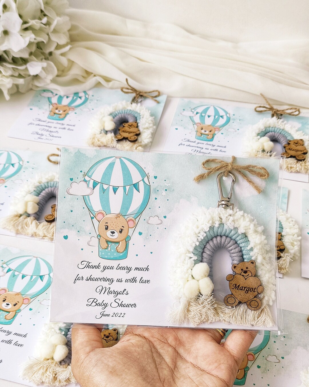 Teddy Bear Party Favors,personalized Baby Shower Favors for Guests ...