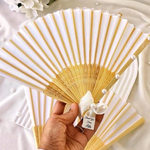 Custom Wooden Fan Gifts, Personalized Hand Fan Gift for Guests, Summer Beach Wedding Favors, Bridal Shower Fan Favors, Unique Thank you Gift