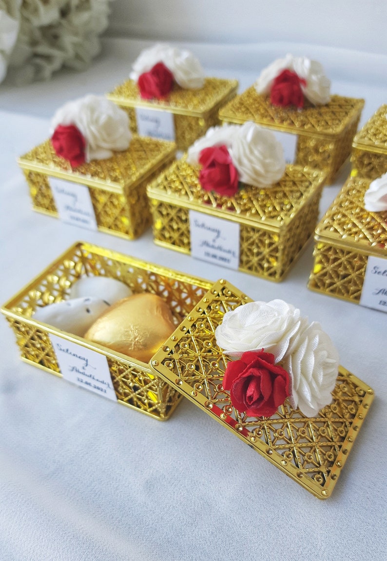 Personalized Wedding Favors for Guestsrustic Gold Wedding Etsy