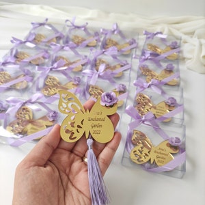 Butterfly Personalized Magnet Favors,Lilac Babyshowers Party Favors,Custom  Favors,Baby Brithday Gift,İslamic Wedding Muslim Favors Gifts