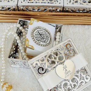 Luxury Personalized Mini Quran Tasbeeh Sets,Nikkah Quran Tasbeeh Boxes,Islamic Wedding Gifts,Baby Shower Favors,Engagement Ameen Favors