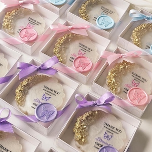Custom Mis Quince Magnet Favors, Sweet 16 Favors, Butterfly Party Favor,Quinceañera  Años Gift, Sweet 15 Gift, Blue Mis 15 Guests  for Favor