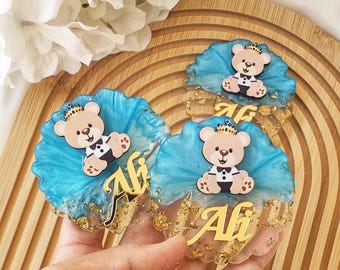 Teddy Bear Magnet Favors, Baptism Centerpieces, Baby Shower Gifts