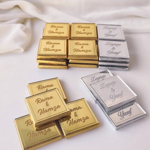 Wedding Favors Chocolate,Personalized Chocolate Favors,Engagement Chocolate,Luxury Favors,Customized Chocolate,Plexiglass Chocolate Gifts
