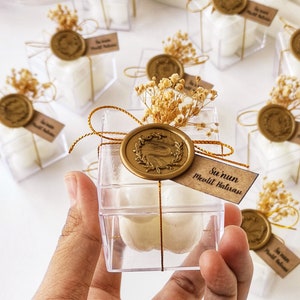 Wedding Candle Favors for Guest, Engagement Candle Favors,Baptism Candle Favors,Mini Candle Bulk Party Favors,Bubble Candle Wedding Favor,