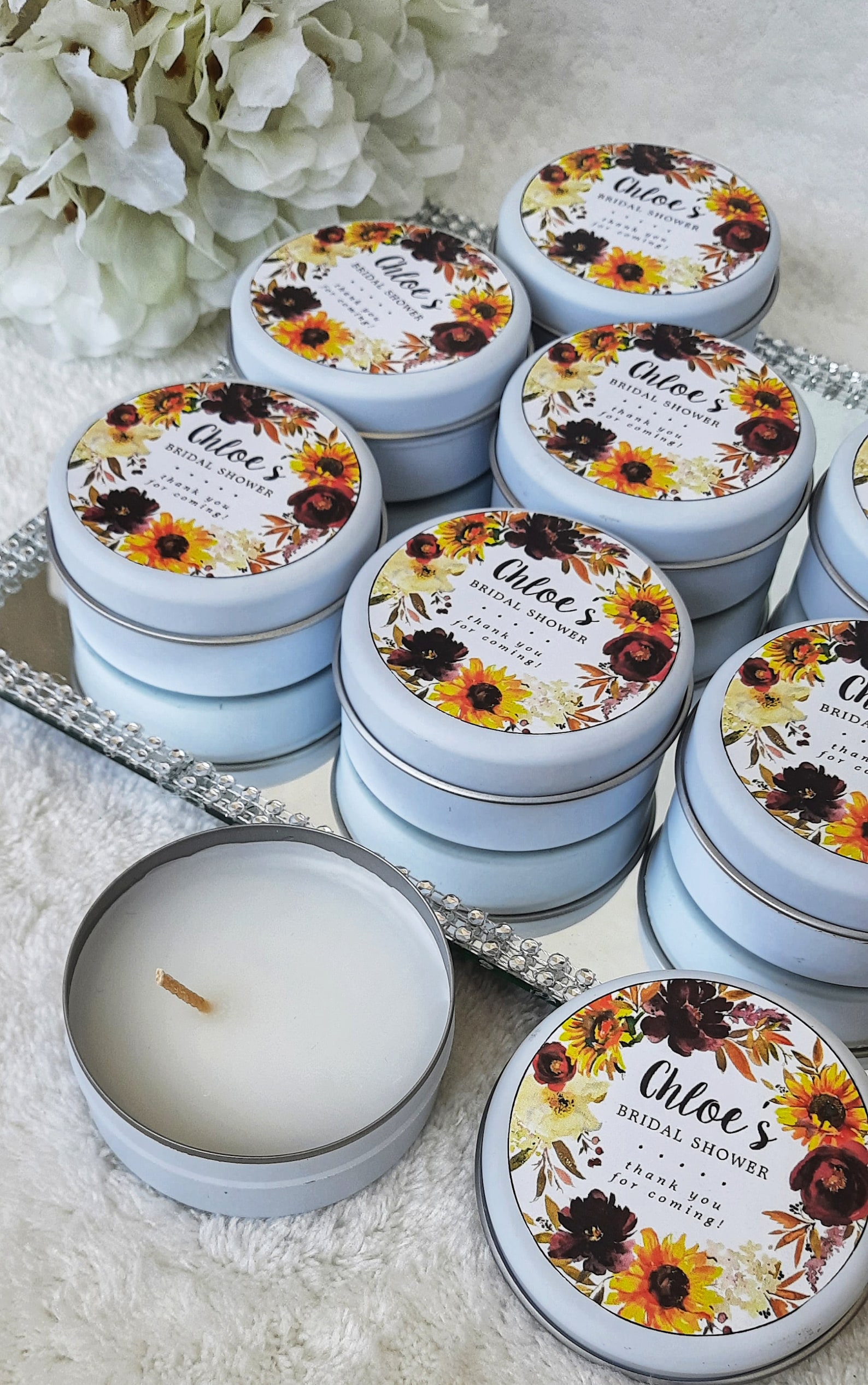 Personalized Wedding Favors Candlesthank You Candle Favors Etsy
