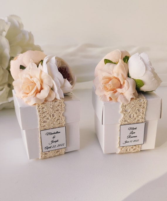 Wedding Favorsfavors Boxeswedding Favors for Guestssalamon - Etsy