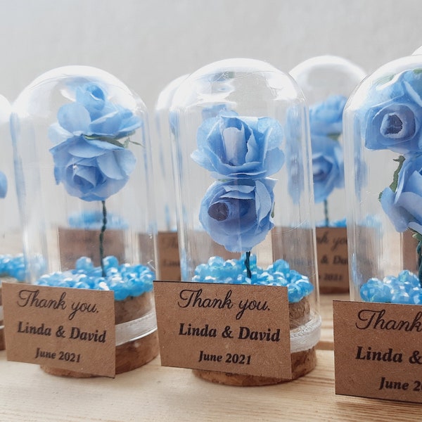 Blue Wedding Gifts for Guests, Wedding Favors, Favors, Dome, Glass Dome, Engagement favors, Special Treats, Ice Blue Weddings, Party Favors