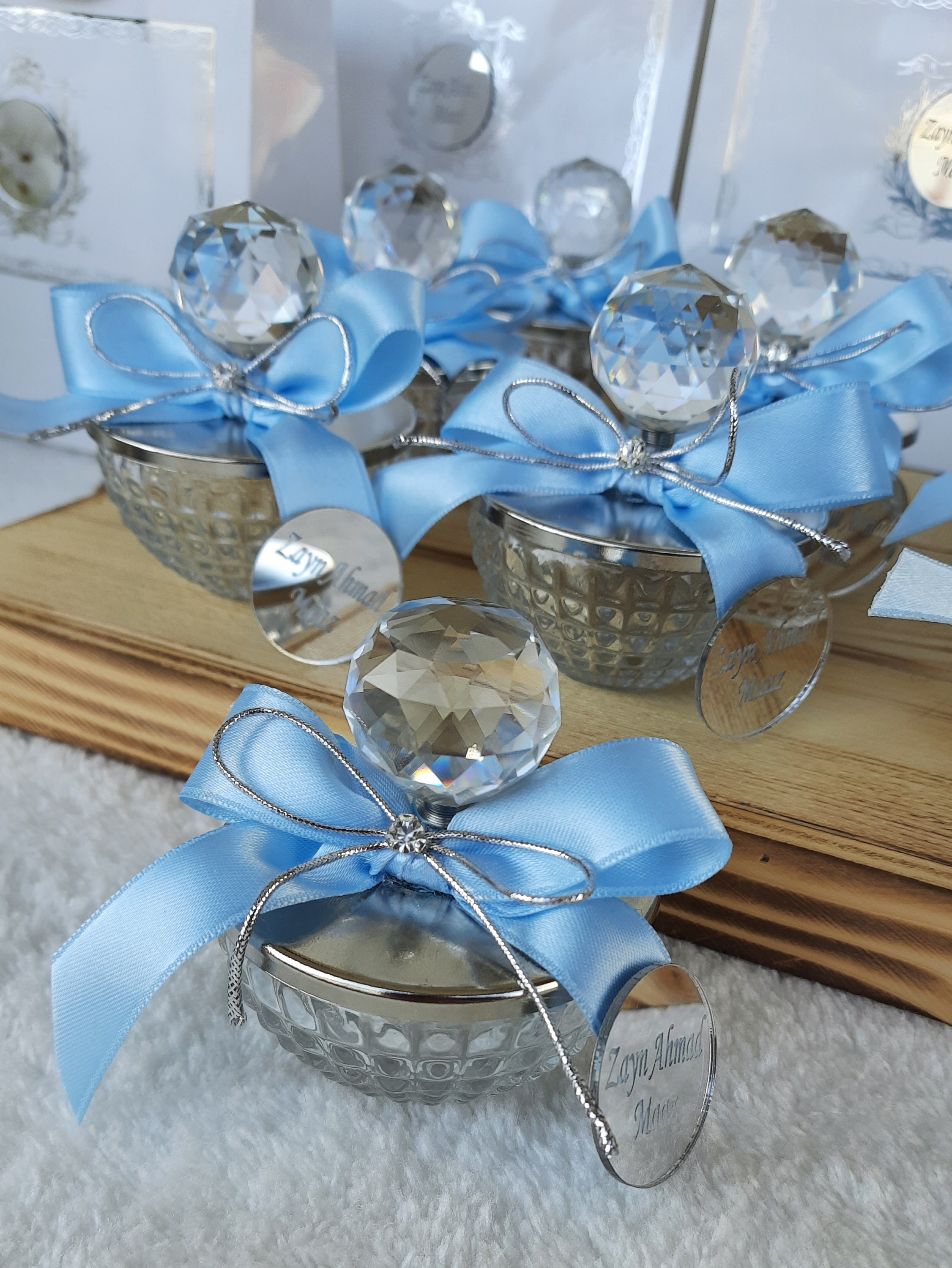 Personalized Wedding Favors for Guestssilver Color Crystal - Etsy