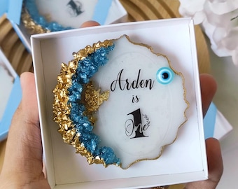 Regalos de fiesta para el primer cumpleaños, imán de cumpleaños personalizado, regalo personalizado para el primer cumpleaños de niño y niña, regalo de 1 año, regalo único para el primer cumpleaños,