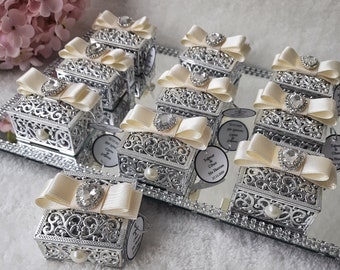 Personalized Cristal Stone Wedding Candy Box, Wedding Favors, Baby Shower gift,Party Favors,İslamic Wedding Favors,Gastgeschenk