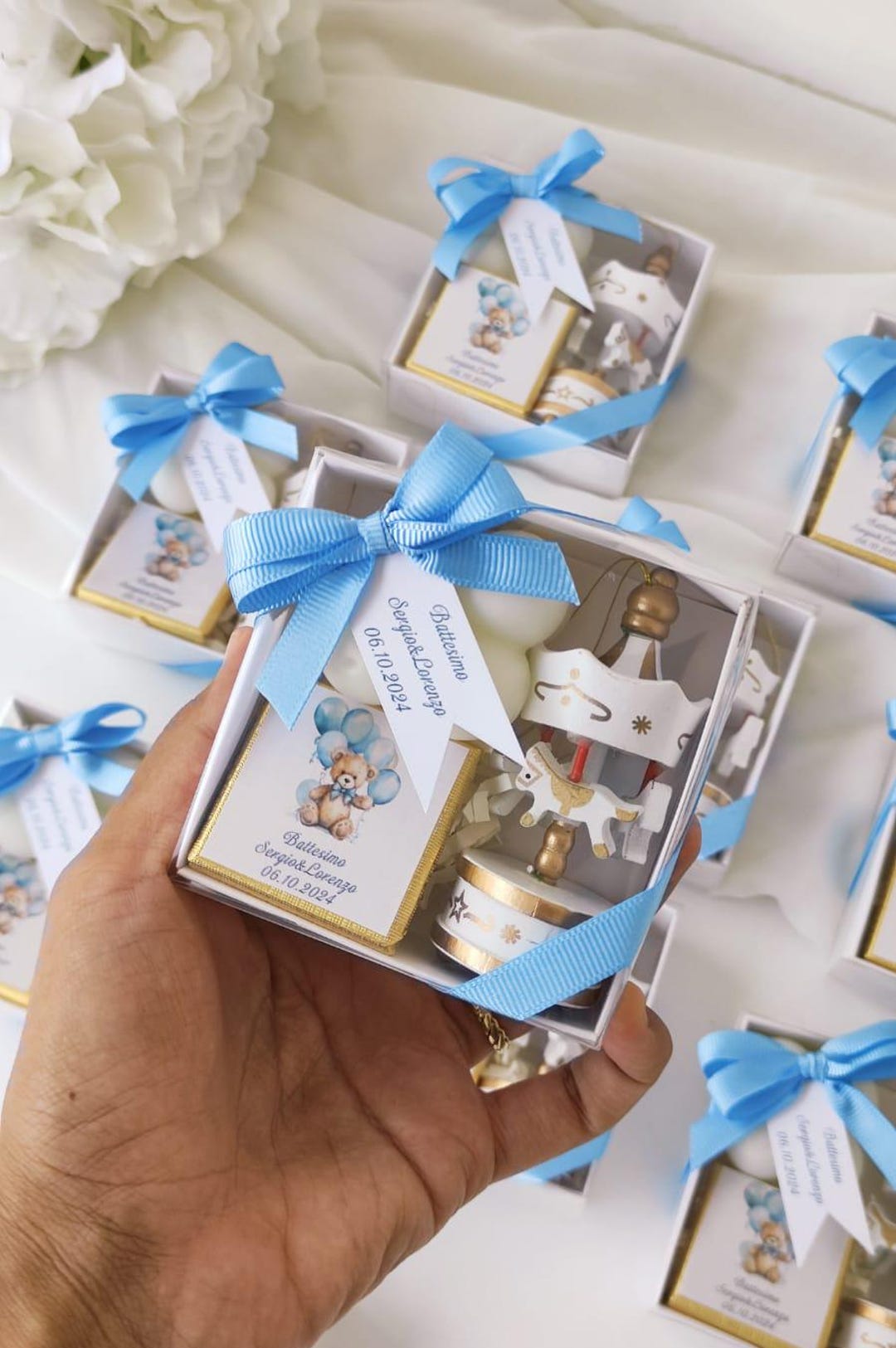 Carousel Baby Shower Favors, Candle & Chocolate, Personalized Gifts - Etsy