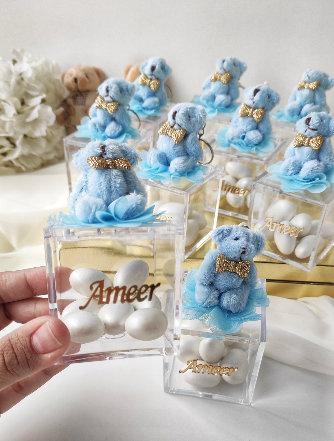 Teddy Bear Baby Showers Favors,baby Shower Party Favors,teddy Bear