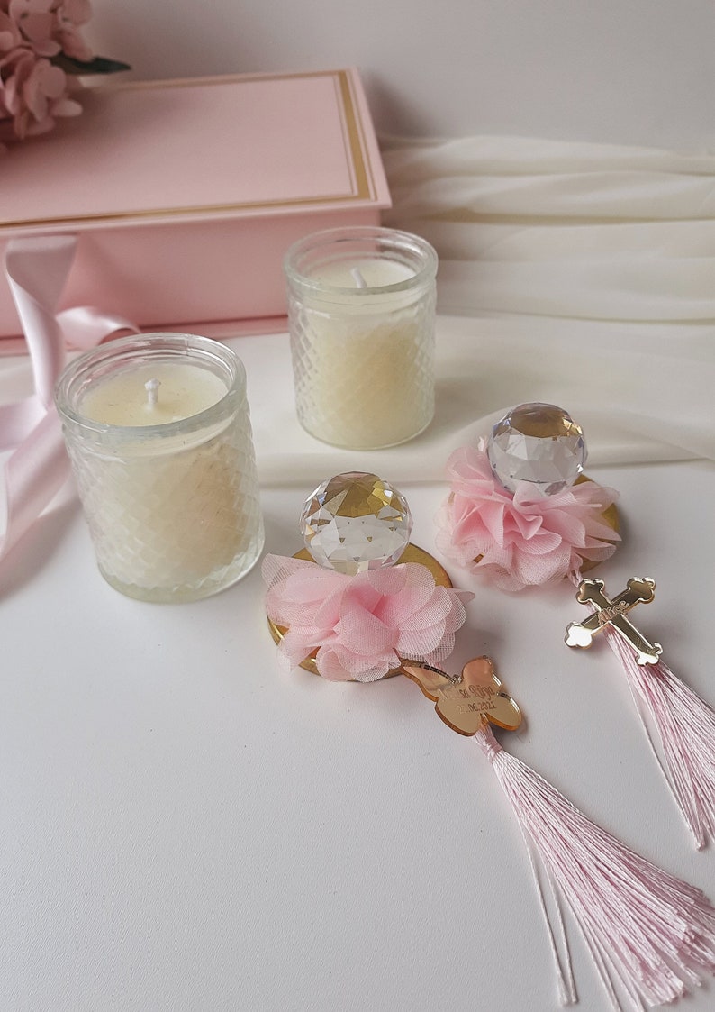 Luxury Baby Shower Glass Candle Favorsbutterfly Etsy