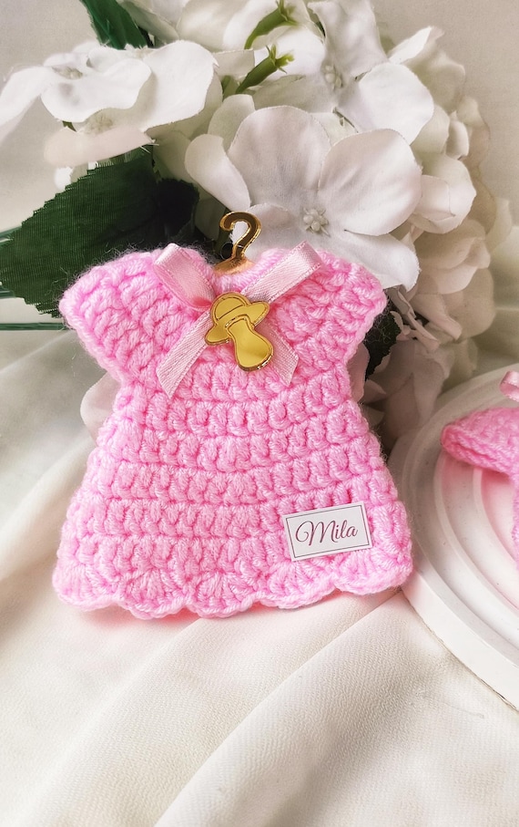 Crochet Mini Dress Magnet: Handmade Baby Shower Favor - Etsy Crochet Mini Dress Magnet: Handmade Baby Shower Favor - Etsy