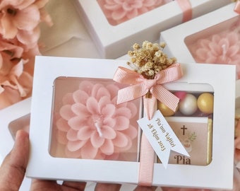 Personalized Candle Gifts,Communion Favors,Baptism Gift For Girl,Candle Favors,Baby Chocolate Favors,Bridal Shower Party Favors,Wedding Gift