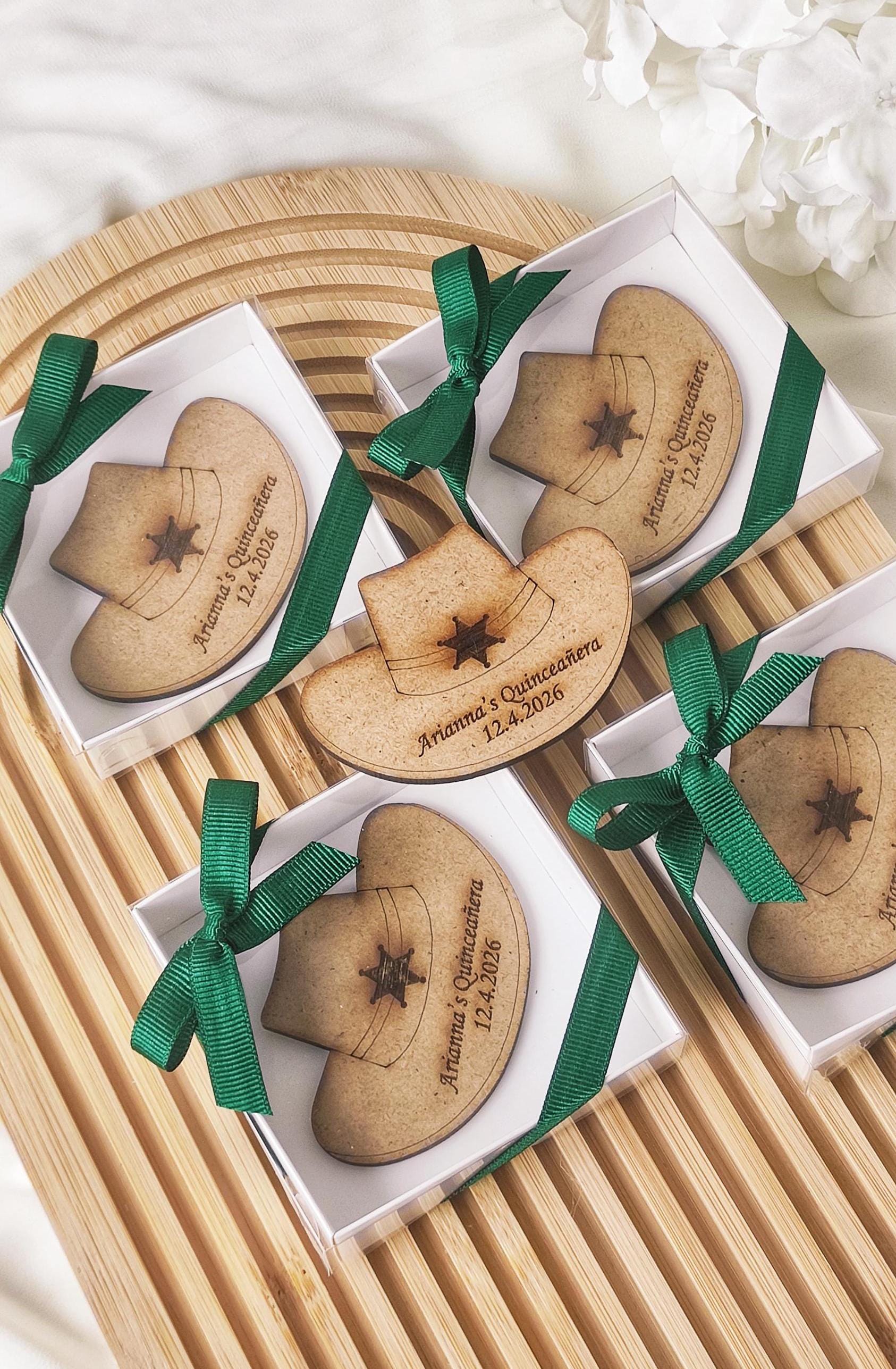 Quinceanera Magnet Favors, Cowboy Theme Sweet16 Party Favors, Last Rodeo Bachelorette Party Favors, Wild West Birthday Party, Mis 15 Anos