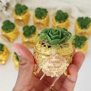 Cadeaux pour bonbon Quinceanera vert émeraude, Cadeaux de bienvenue, Cadeaux Nikka, Cadeaux pour baby shower et anniversaire, Sweet 16, Cadeaux Quinceanera, Boîte au henné