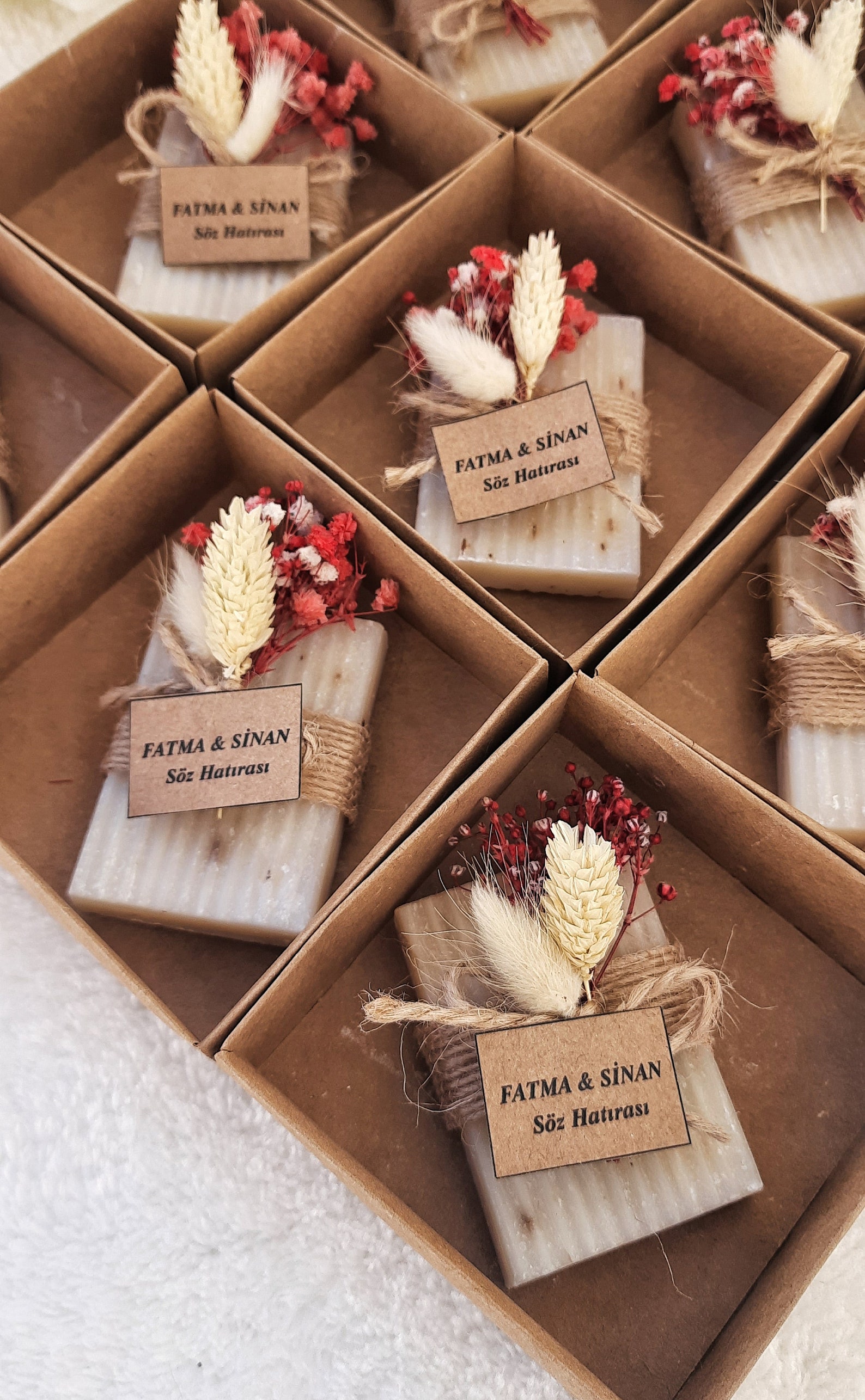 Personalized Dried Flower Soap wedding Favors for Etsy
