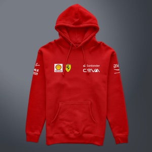 ferrari hoodie red