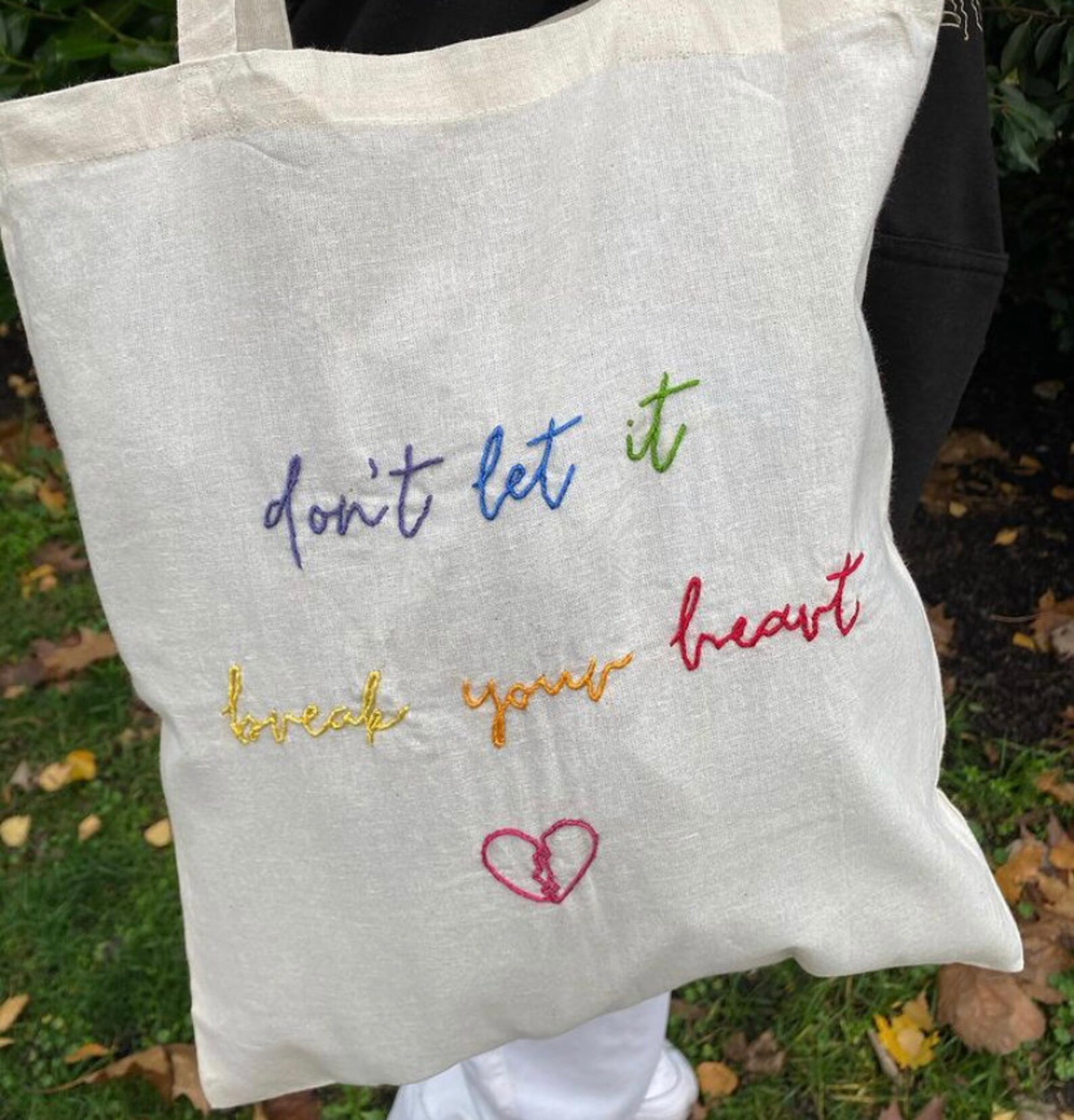 LOUIS TOMLINSON Don't Let It Break Your Heart Tote Bag Etsy UK