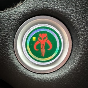 Boba Fett Mythosaur Symbol Holographic Sticker